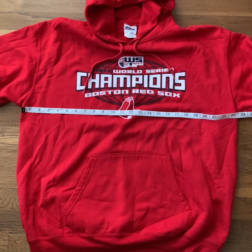 ⚾️Boston Red Sox 2007 Championship hooded sweatshirt. Size L. NWOT - Picture 5 of 6